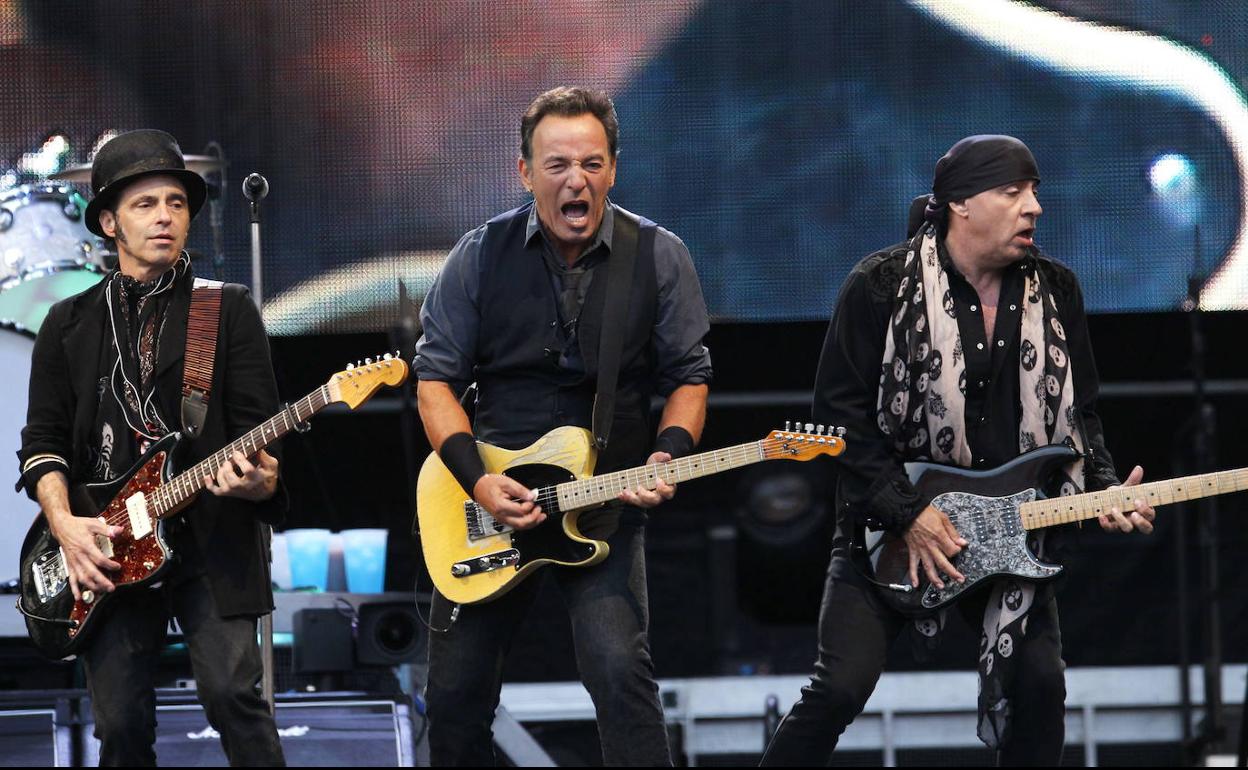 Concierto de Bruce Springsteen en El Molinón en 2013.