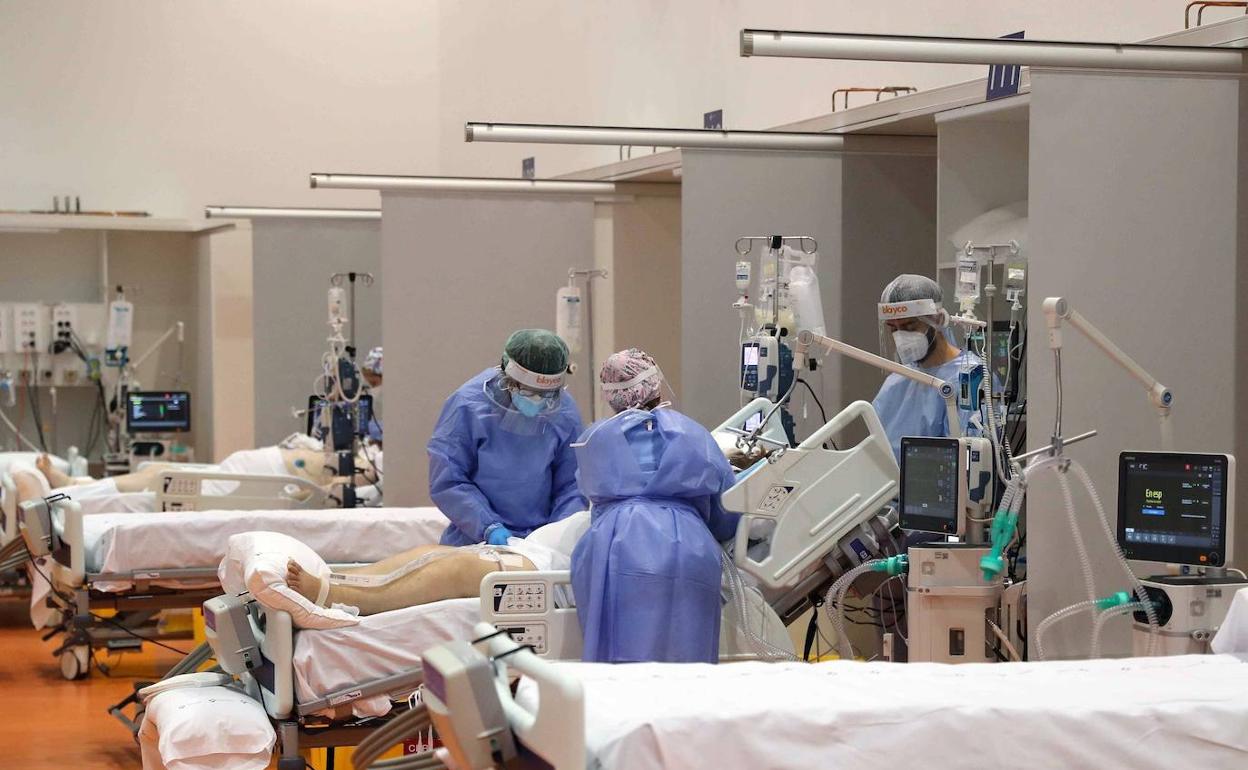 UCI del Hospital Universitario Central de Asturias