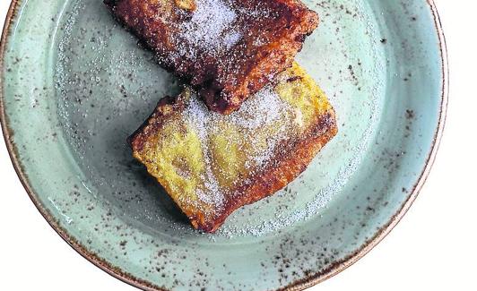 Torrijas de María Fernández, de El Fartuquín (Oviedo)