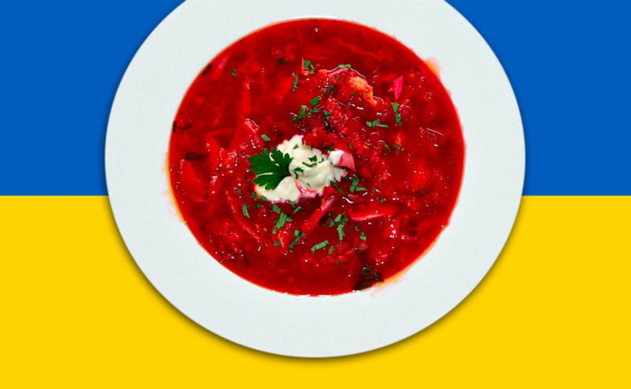 Borsch ucraniano. 