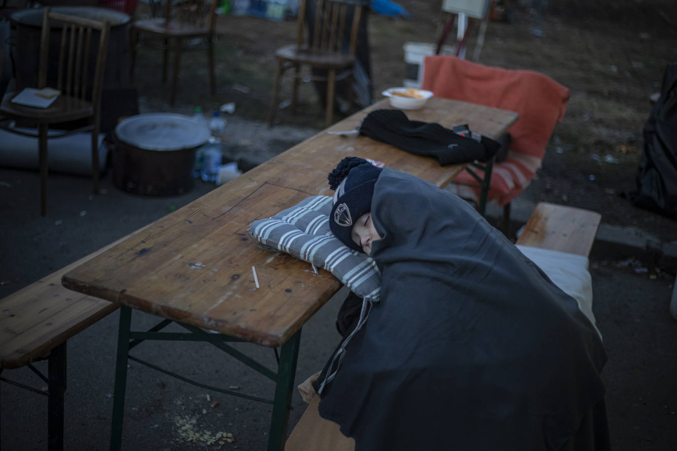 Fotos: El cuarto día de guerra en Ucrania, en imágenes