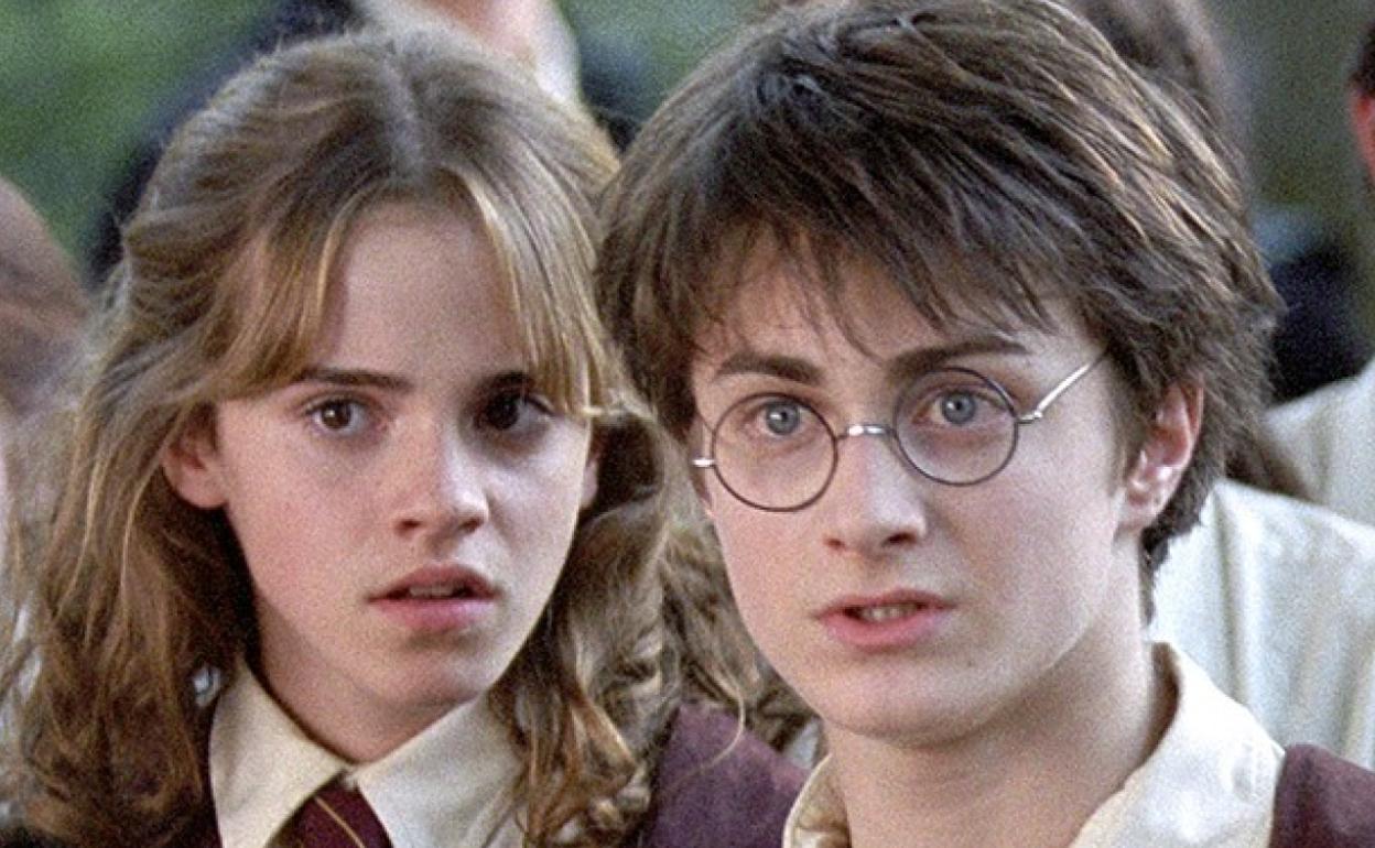 Emma Watson y Daniel Radcliffe, como Hermione y Harry en 'Harry Potter'. 