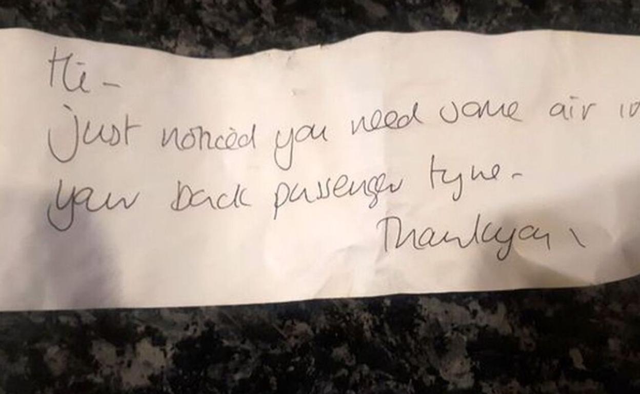 Esta es la nota que pudo salvar a Dawn Ashford-Williams. 