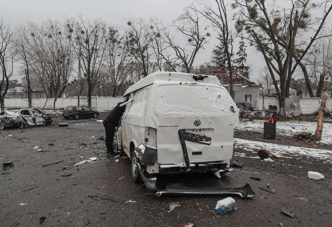 Fotos: El sexto día de invasión rusa a Ucrania, en imágenes