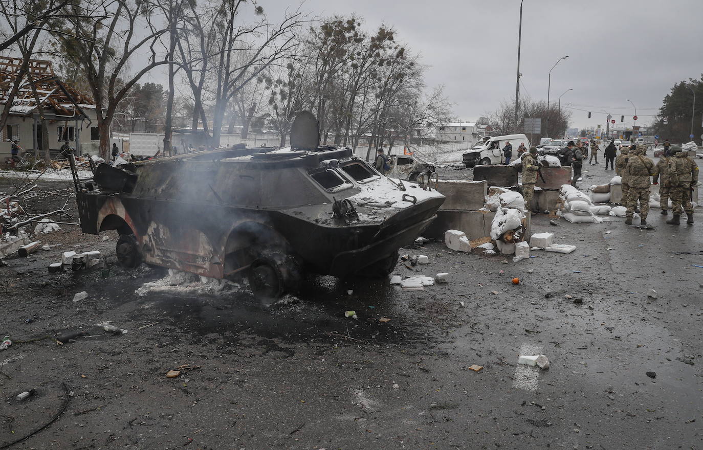 Fotos: El sexto día de invasión rusa a Ucrania, en imágenes