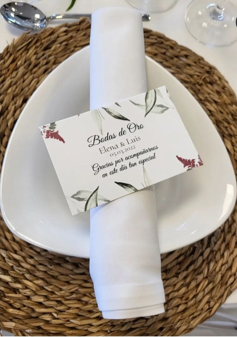 La organización de la celebración corrió a cargo de una empresa especializada. 