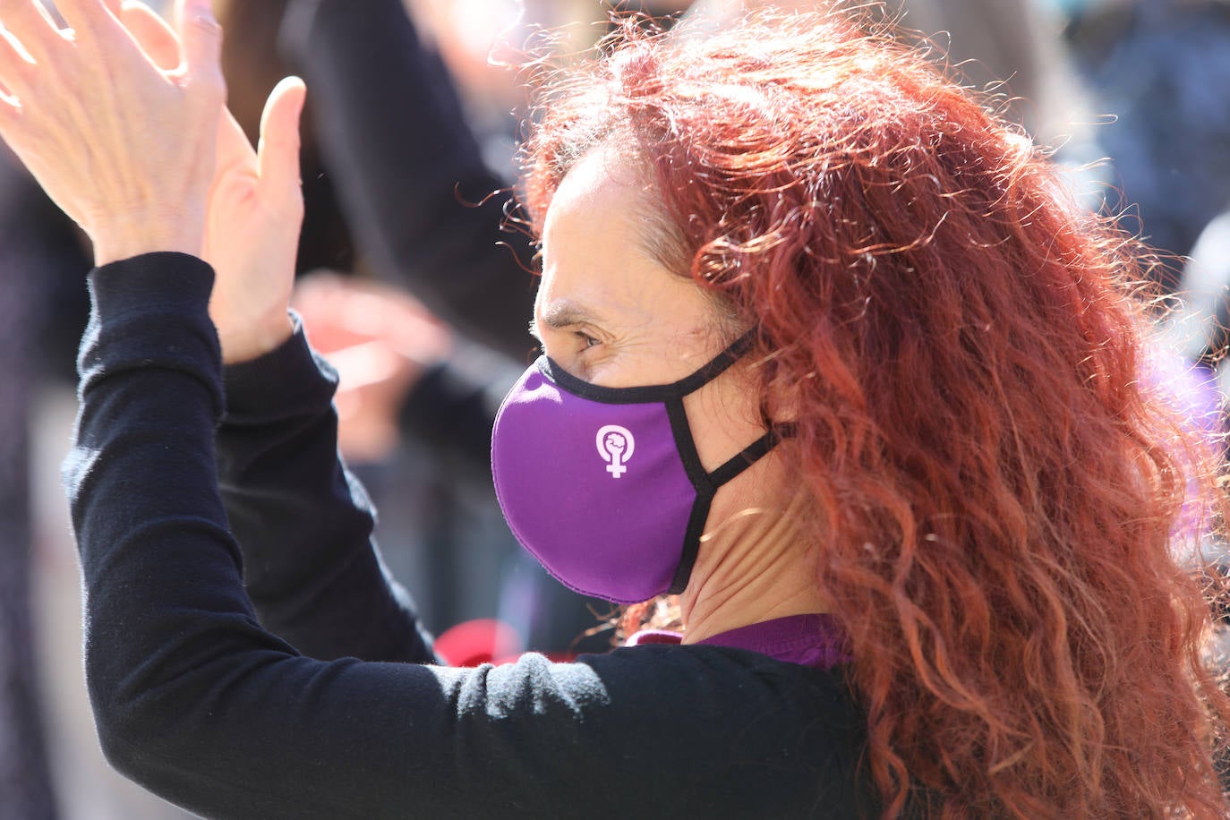 Fotos: 8M, Día de la Mujer. Avilés, «por la dignidad de todas»