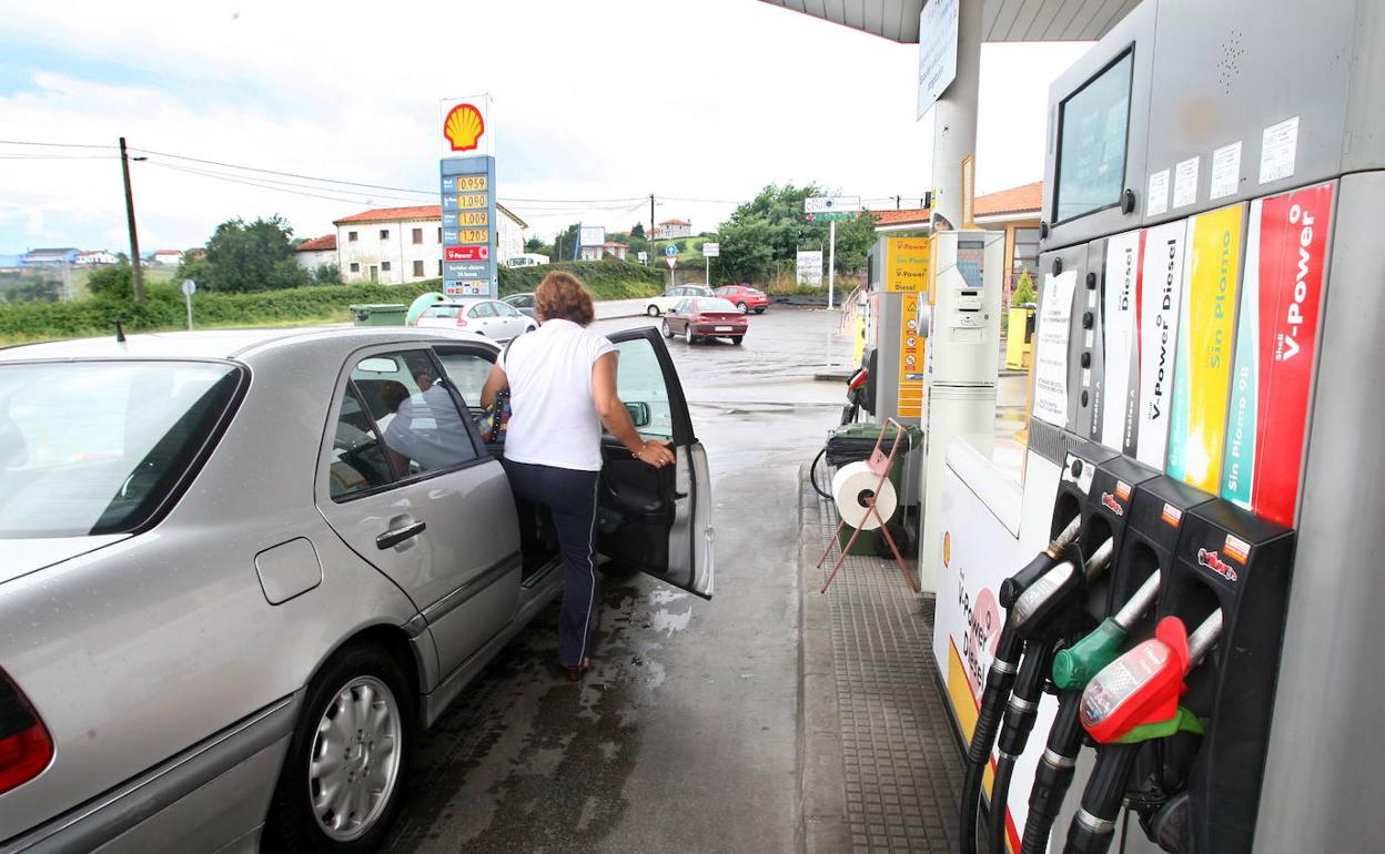 Gasolinera en Asturias