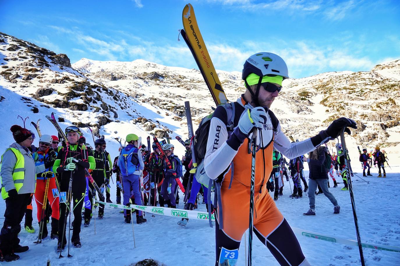 La carrera de esquí de montaña reúne este fin de semana a 120 participantes de toda España y Europa en el macizo de Andara, en los Picos