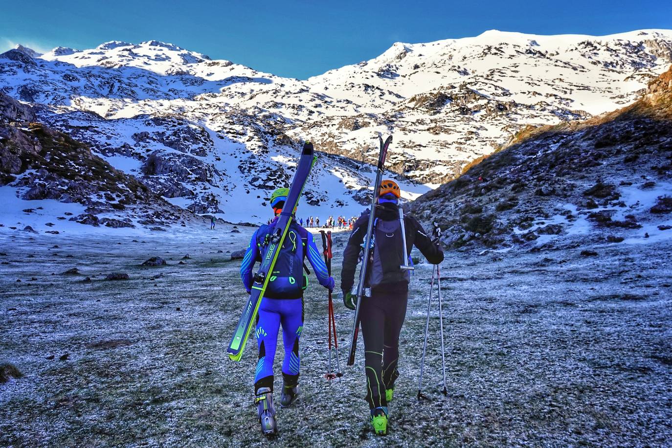 La carrera de esquí de montaña reúne este fin de semana a 120 participantes de toda España y Europa en el macizo de Andara, en los Picos