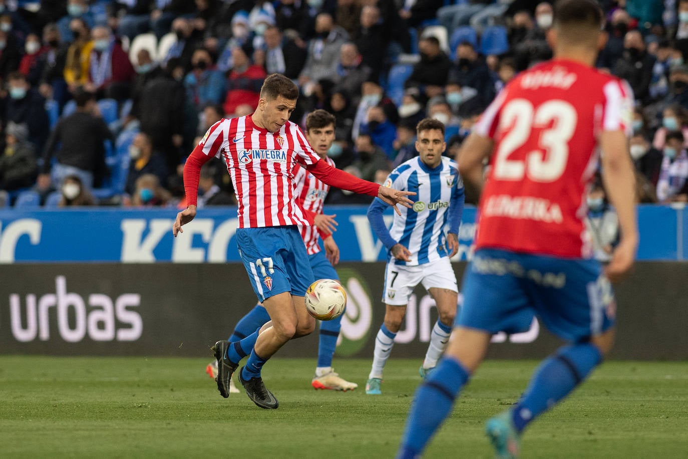 Fotos: Las mejores imágenes del Leganés - Sporting