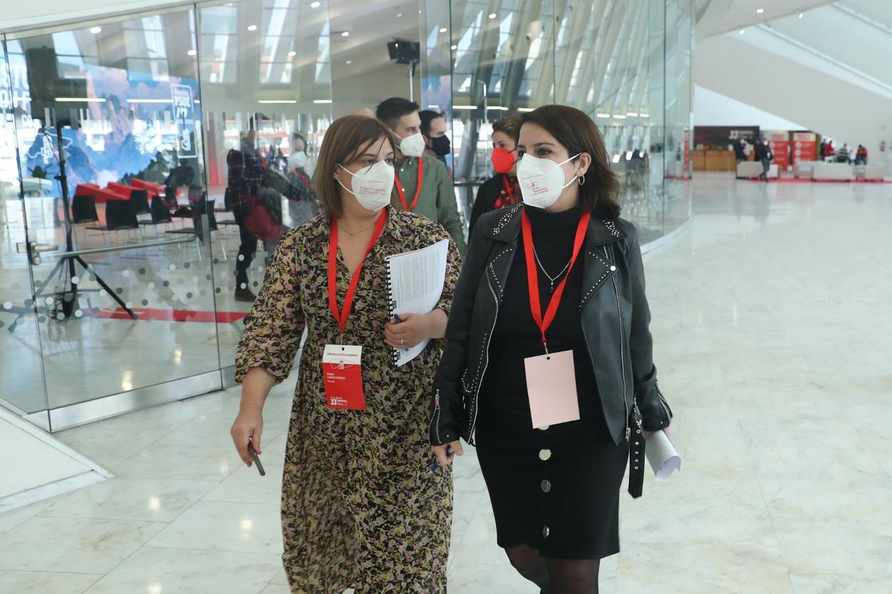 Gimena Llamedo y Adriana Lastra. 