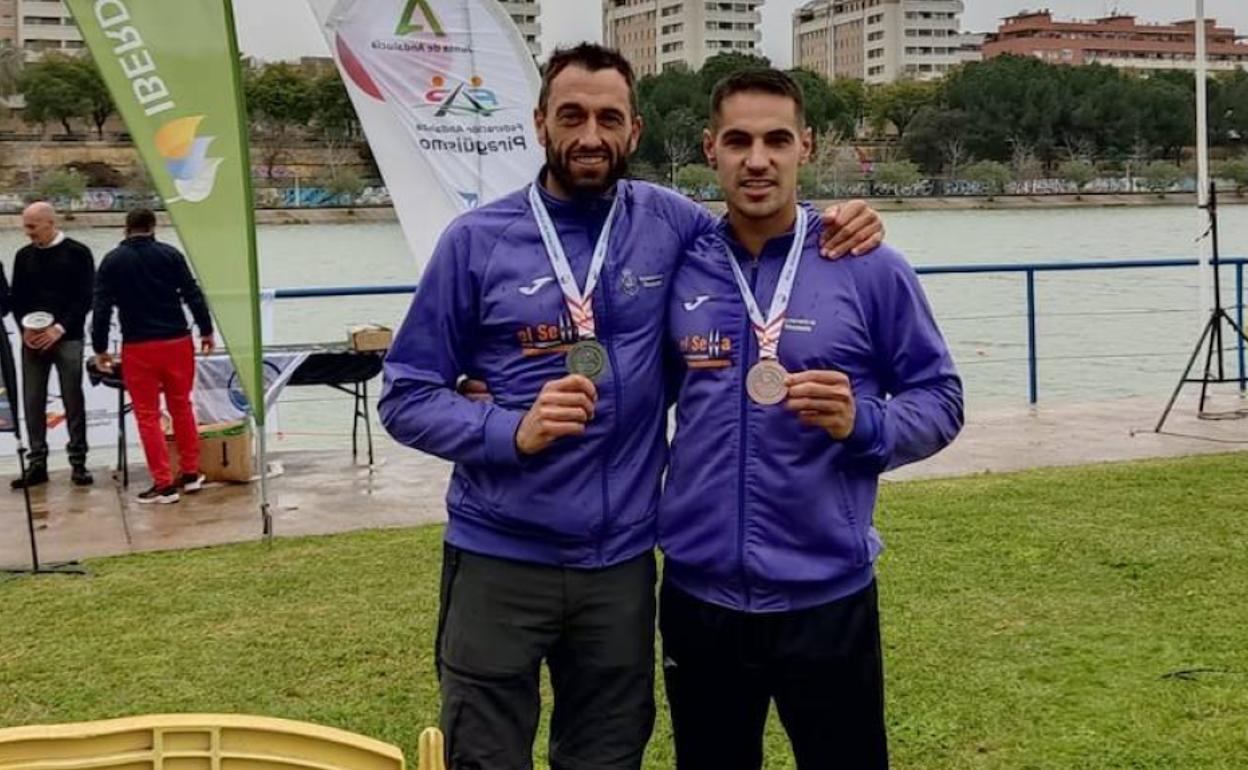 Walter Bouzán y Javier López, plata y bronce, en la categoría sénior