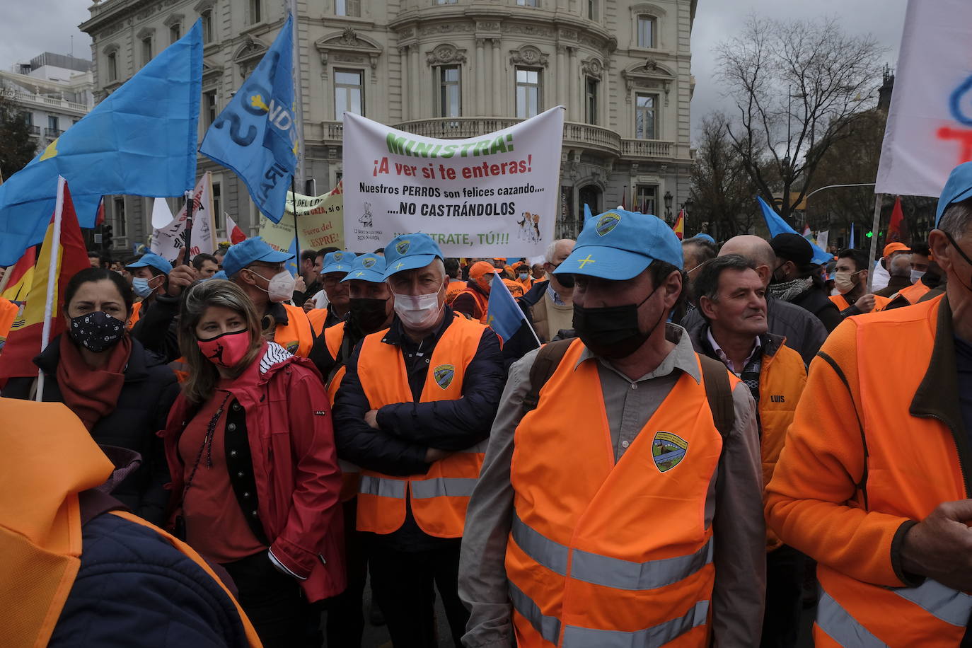 Decenas de miles de personas han tomado las calles de Madrid en una petición desesperada de auxilio al Gobierno por su supervivencia.