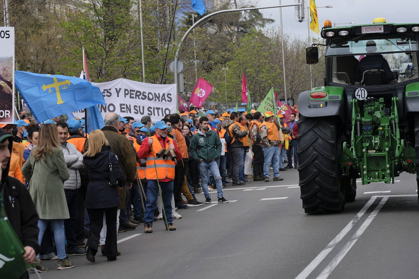 Decenas de miles de personas han tomado las calles de Madrid en una petición desesperada de auxilio al Gobierno por su supervivencia.