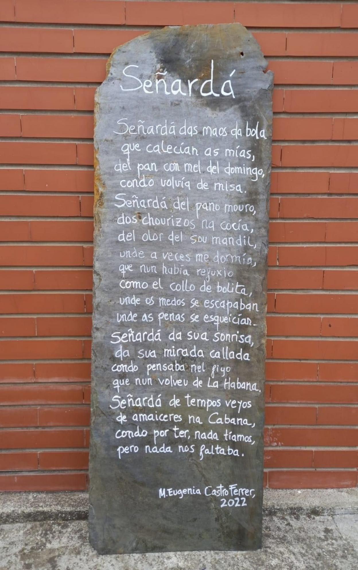 Texto de María Eugenia Castro. 