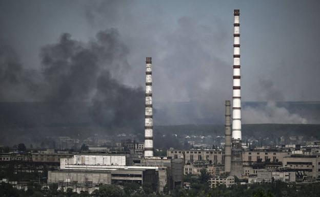 La ciudad de Severodonetsk, en medio de los ataques rusos.