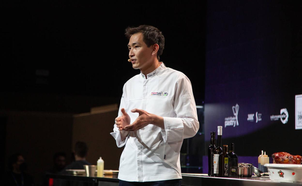 Felipe Bao, durante su ponencia. 