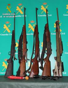 Imagen secundaria 2 - El material que se encontraba dentro del armero sustraido.