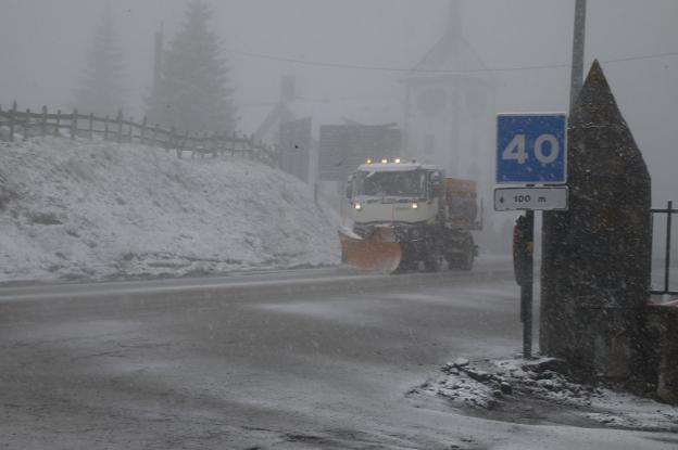 'Ciril' llega a Asturias con las primeras nieves, heladas y descenso de temperaturas 