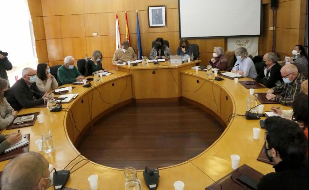 Imagen del pleno celebrado este martes en el Ayuntamiento de Carreño