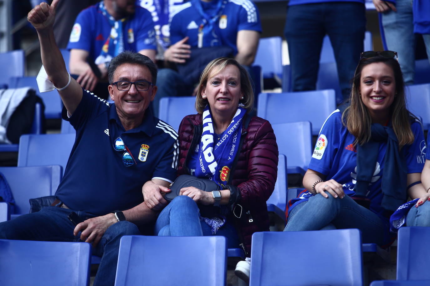 El conjunto azul se llevó la victoria en el Carlos Tartiere gracias a un gol de Bastón.