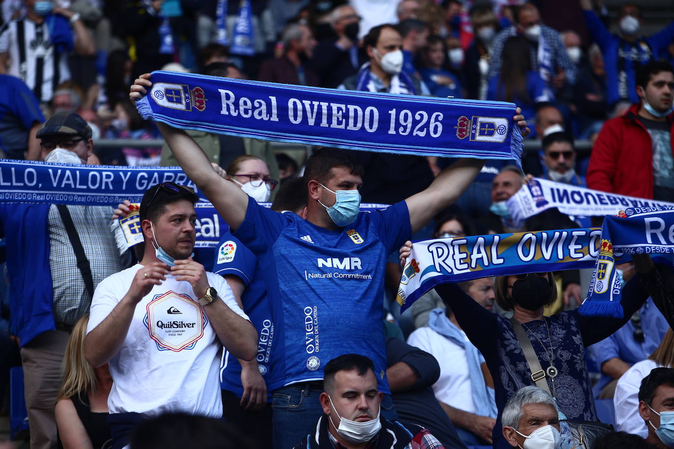 El conjunto azul se llevó la victoria en el Carlos Tartiere gracias a un gol de Bastón.