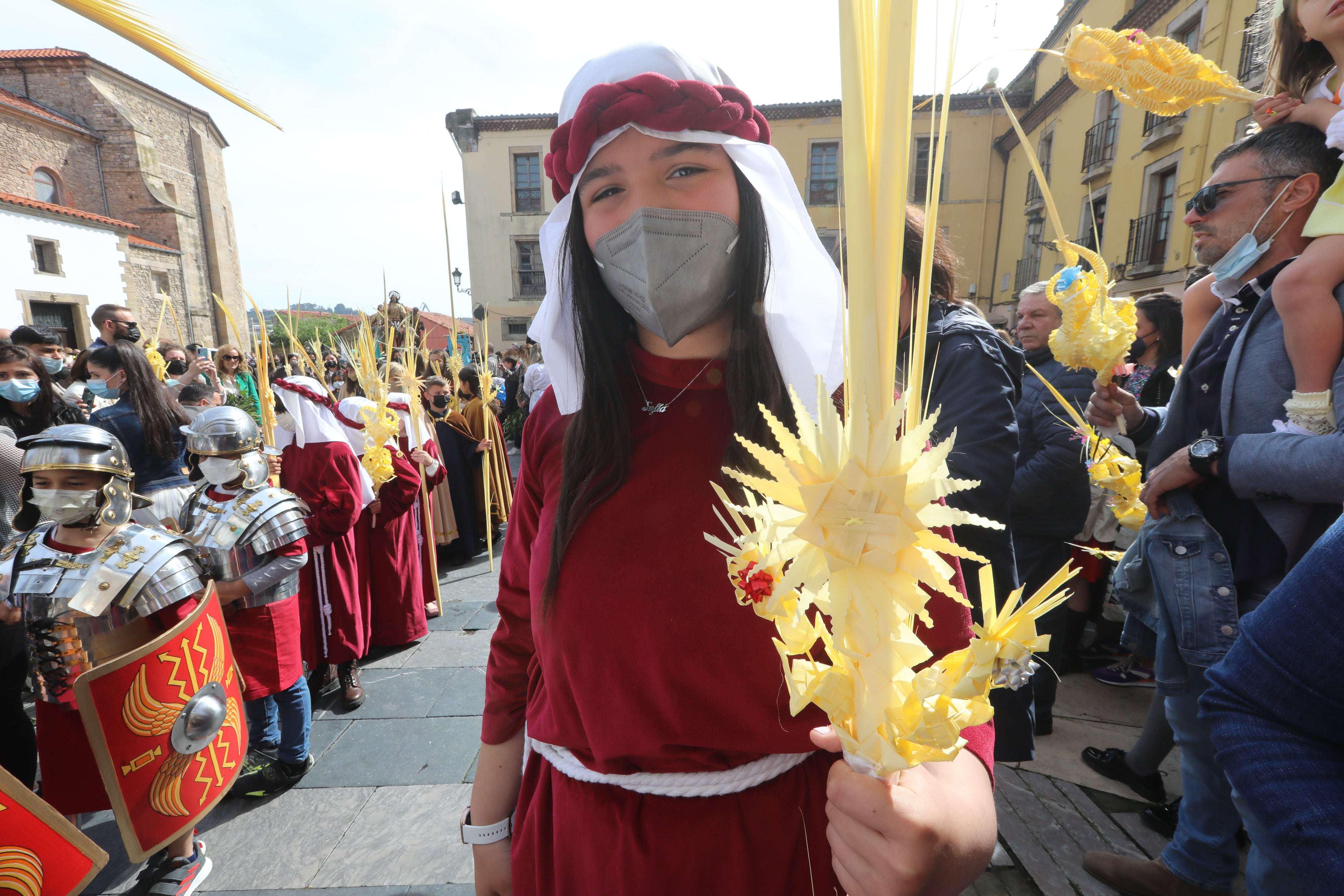 Fotos: Avilés recupera el Domingo de Ramos