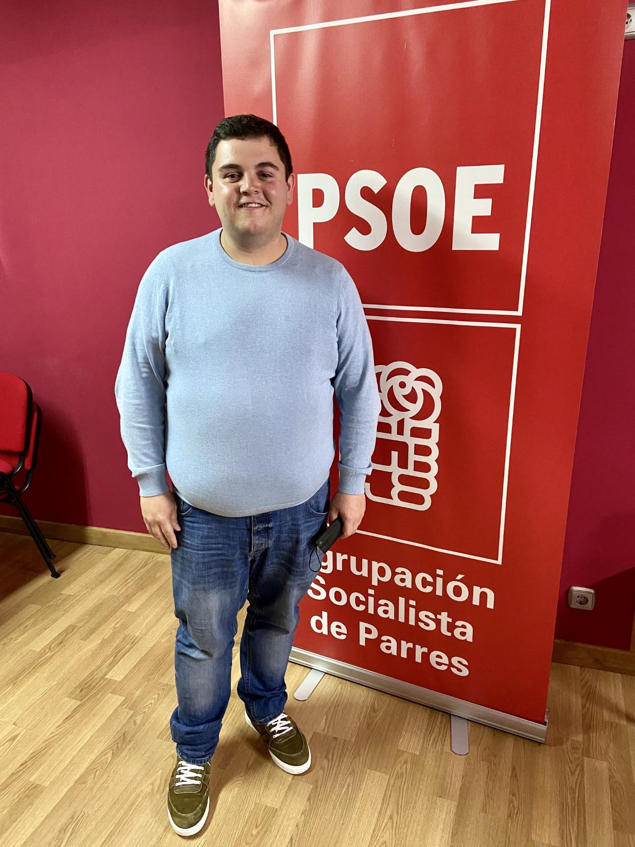 Víctor Rodríguez Caldevilla, secretario general del PSOE de Parres. 