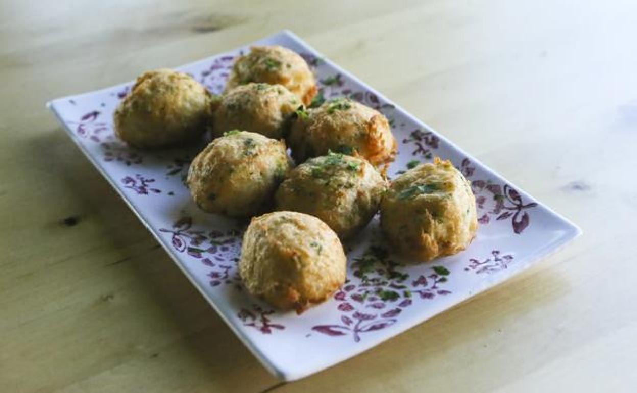 Los buñuelos de bacalao del restaurante Casa Telva