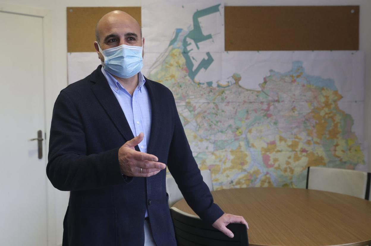 Gonzalo Canga, en su despacho de la Casa Rosada. 