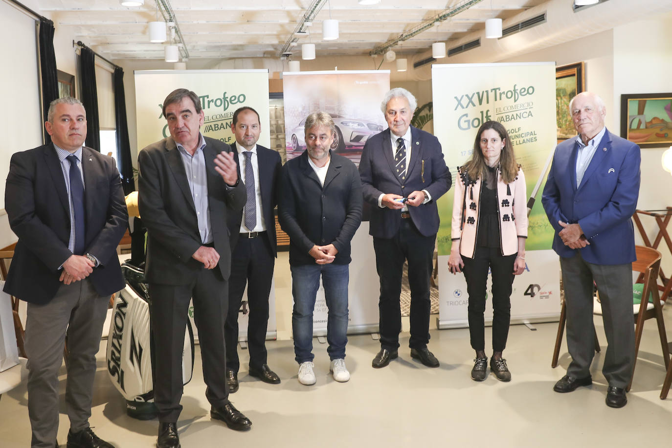 Presentación del XXVI Trofeo de Golf EL COMERCIO-ABANCA