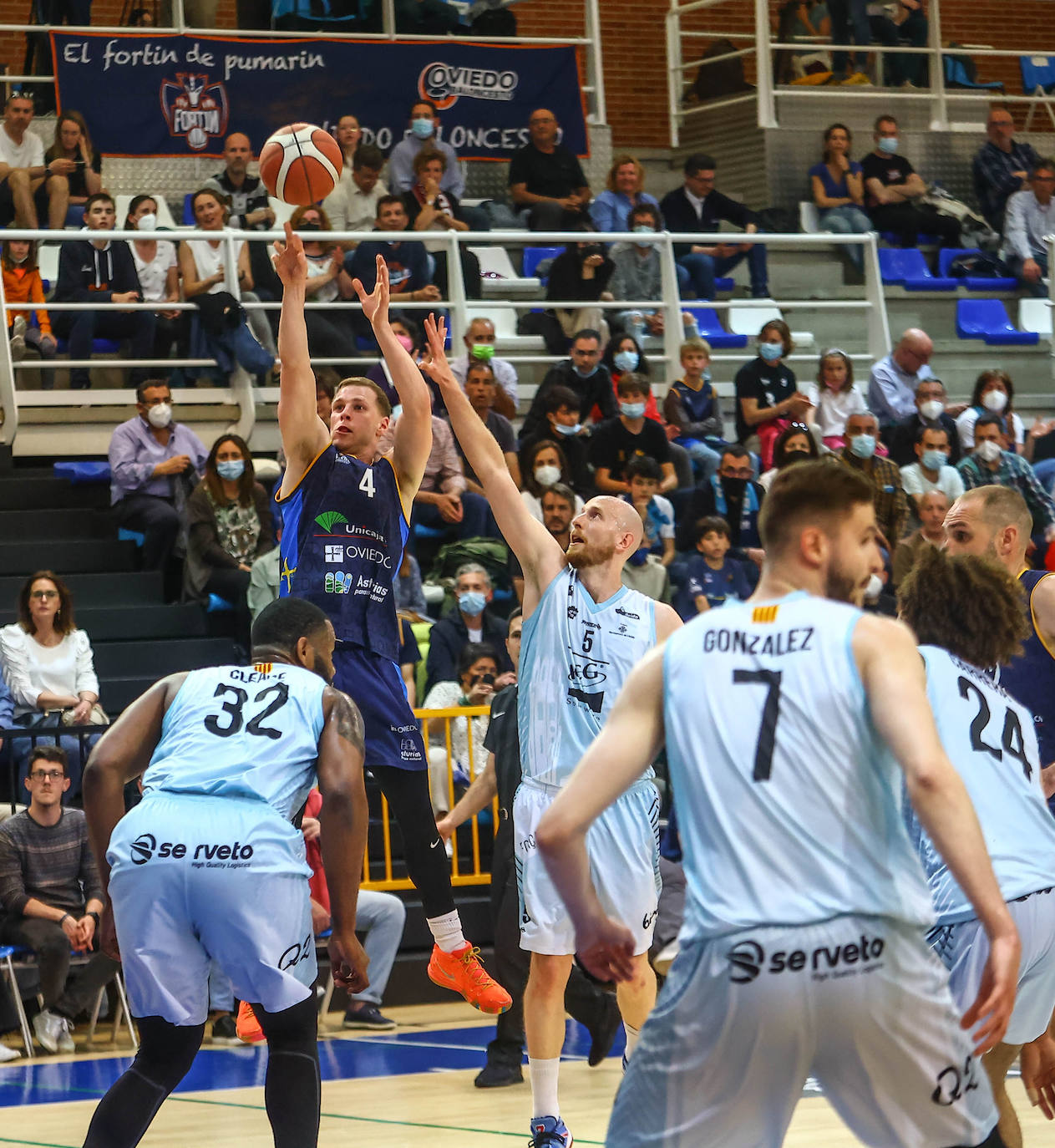 Fotos: Las mejores imágenes del Unicaja Banco Oviedo - ICG Força Lleida