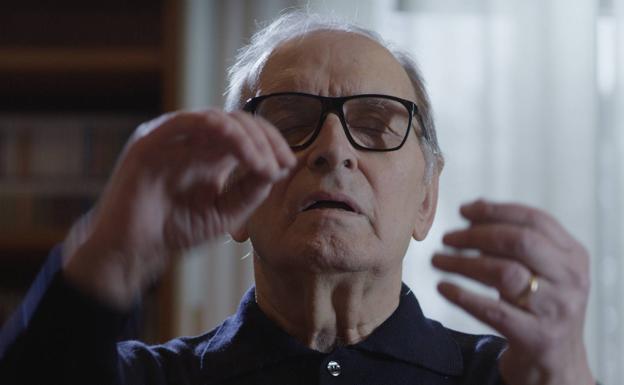 Ennio Morricone en una imagen del documental de Giuseppe Tornatore 'Ennio, el maestro'.