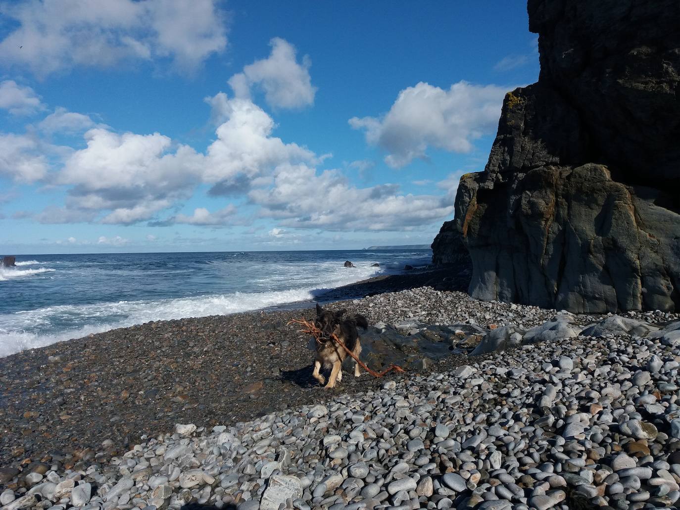 Playa de Campiecho, en Valdés.