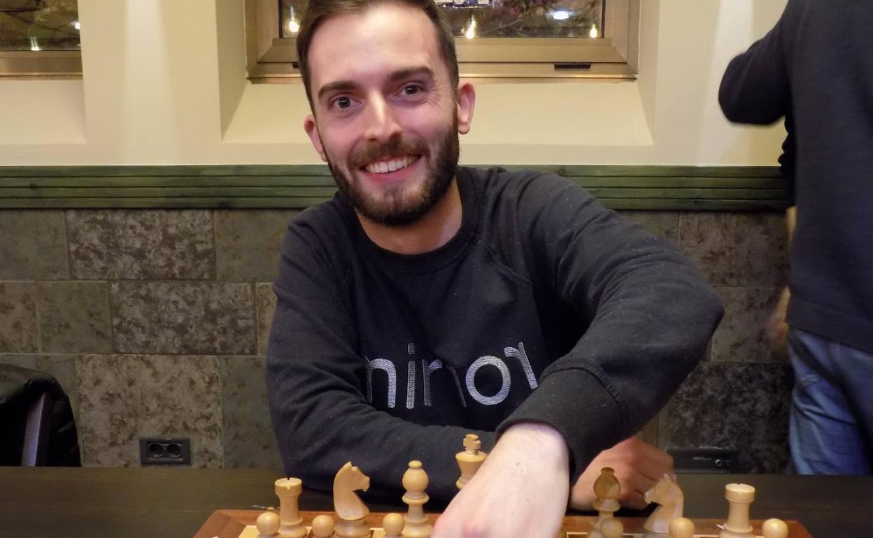 Pelayo Quirós, campeón de Asturias de ajedrez rápido. 