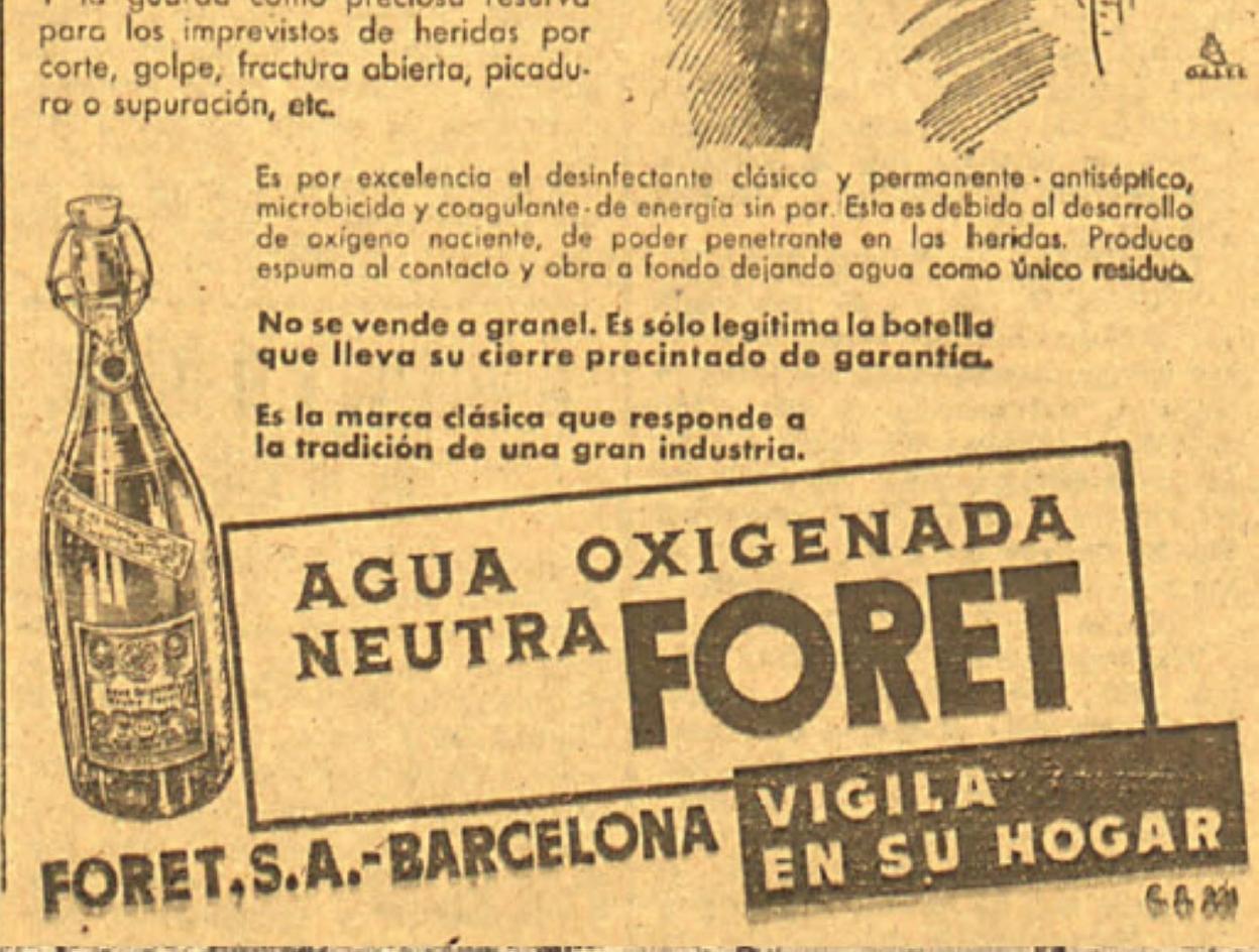 Así se anunciaba Foret en EL COMERCIO.