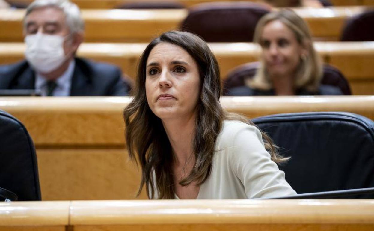 Irene Montero, ministra de Igualdad.