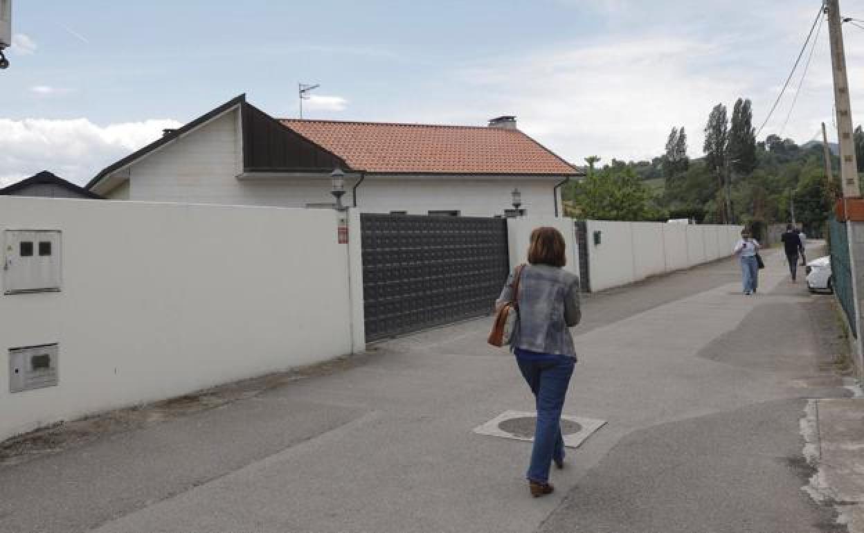 Casa familiar de Grado en la que sucedió el accidente.