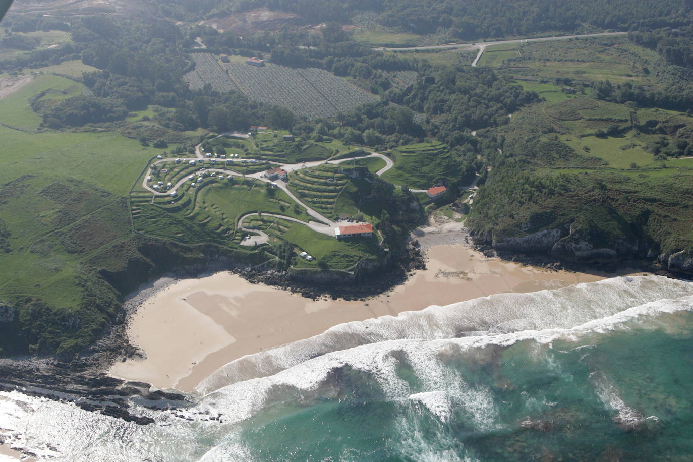 Playa de Vidiago en Llanes: calidad del agua excelente.