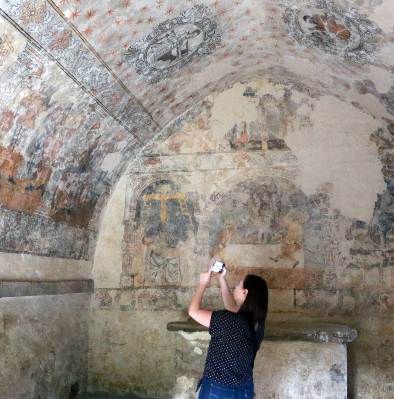 Capilla de la Collá, en Soto (Aller). 