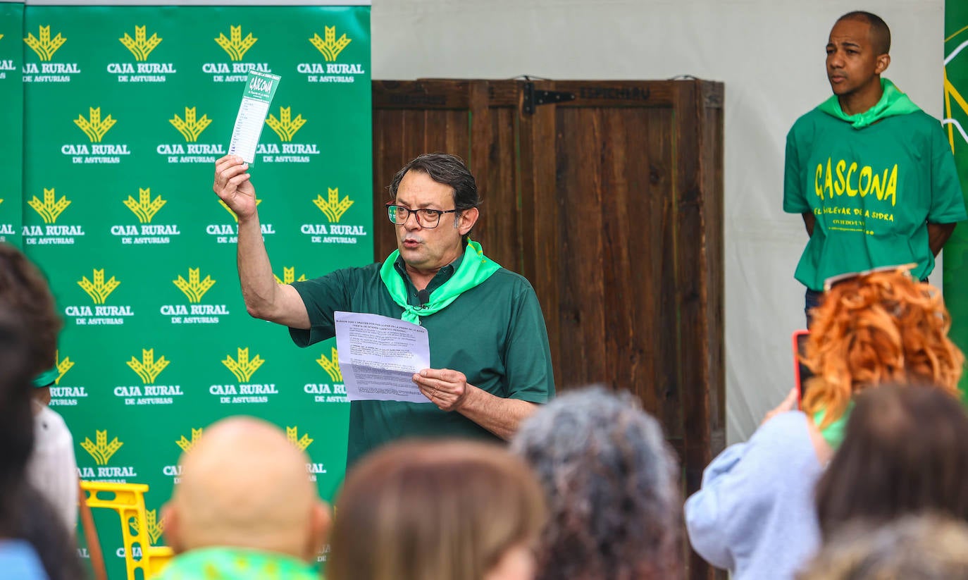 Fotos: Multitudinaria Preba de la Sidra en Gascona