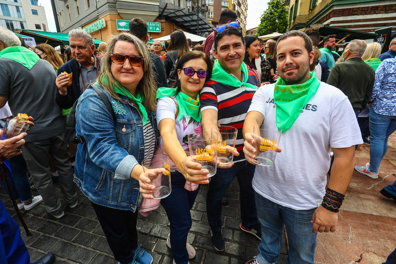 Fotos: Multitudinaria Preba de la Sidra en Gascona