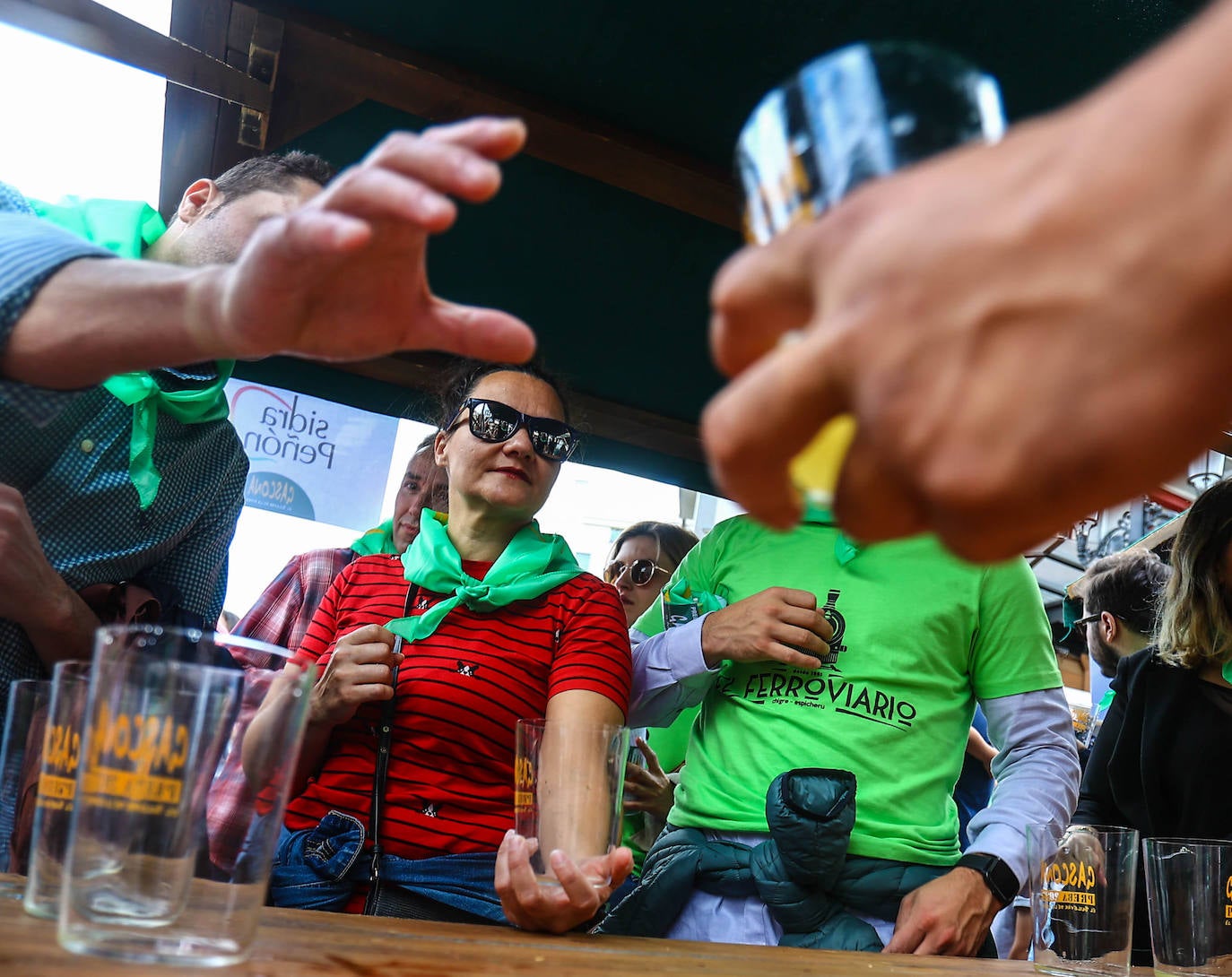 Fotos: Multitudinaria Preba de la Sidra en Gascona