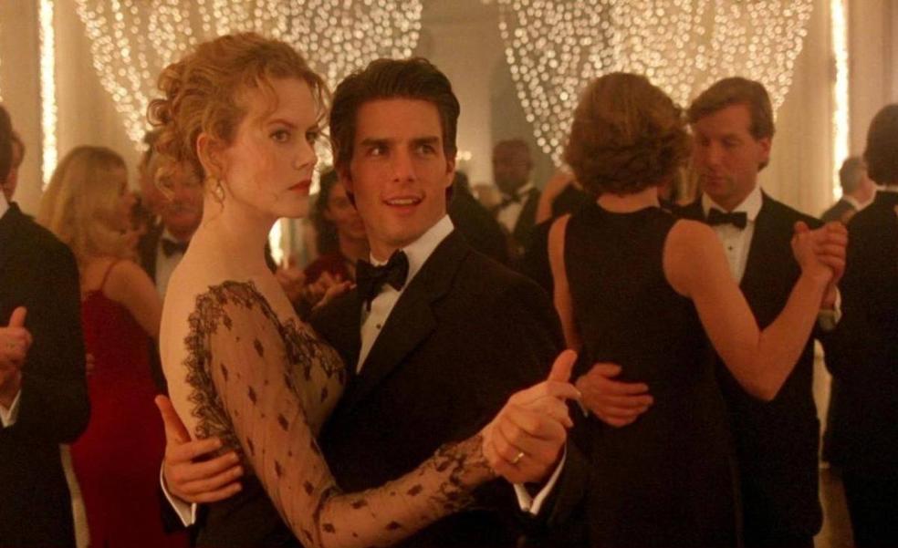 Cruise y Kidman en 'Eyes wide shut'. 