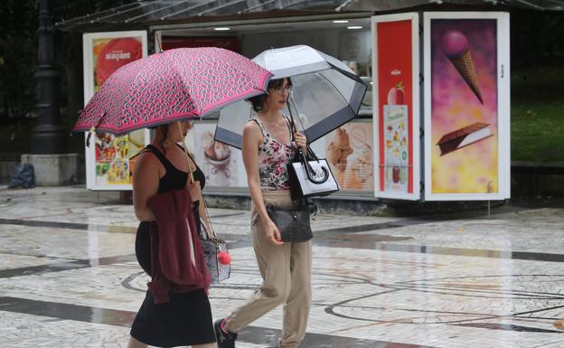 Cambio radical de tiempo en Asturias: activan avisos por lluvias, tormentas y fenómenos costeros