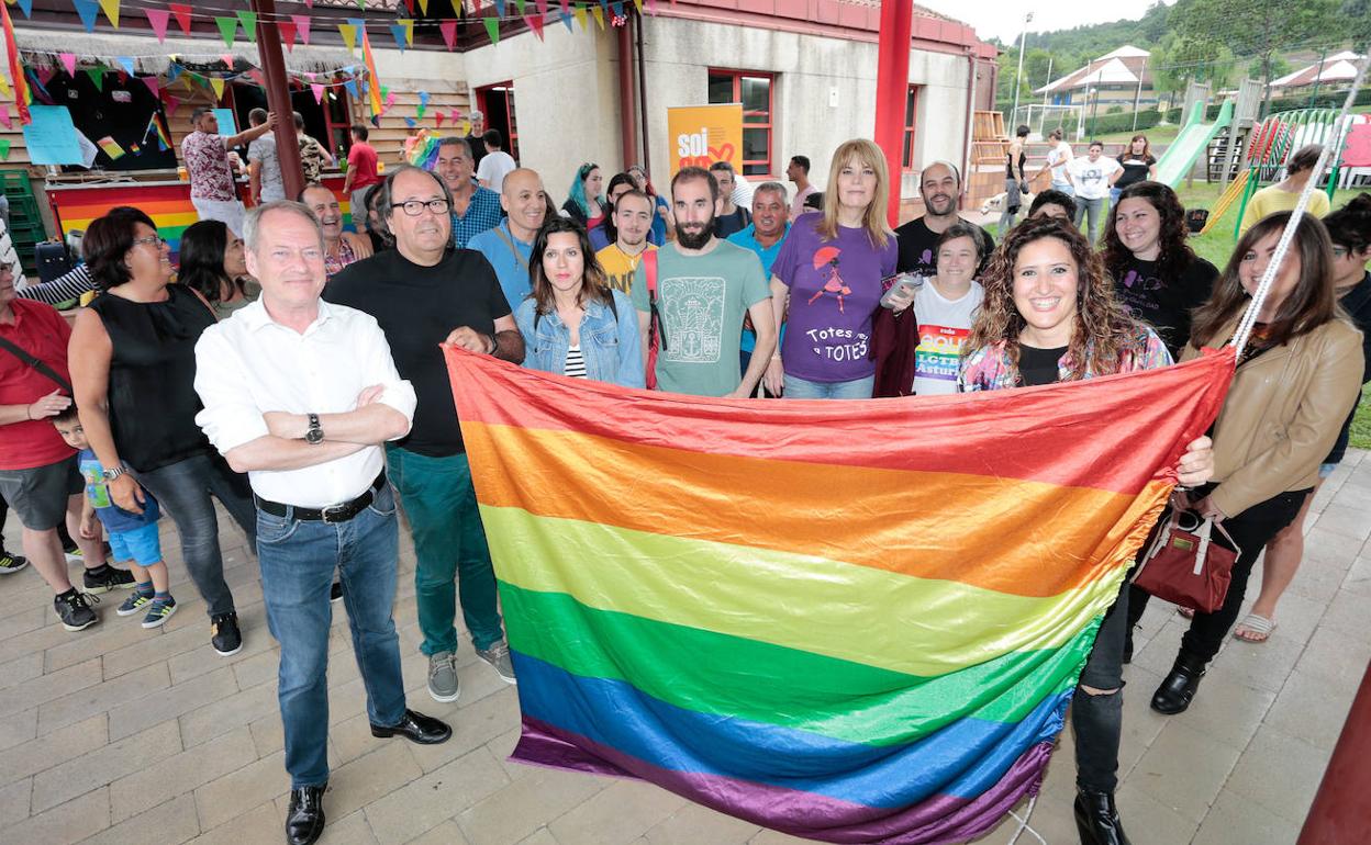 Una edición anterior del Orgullín de Gijón 