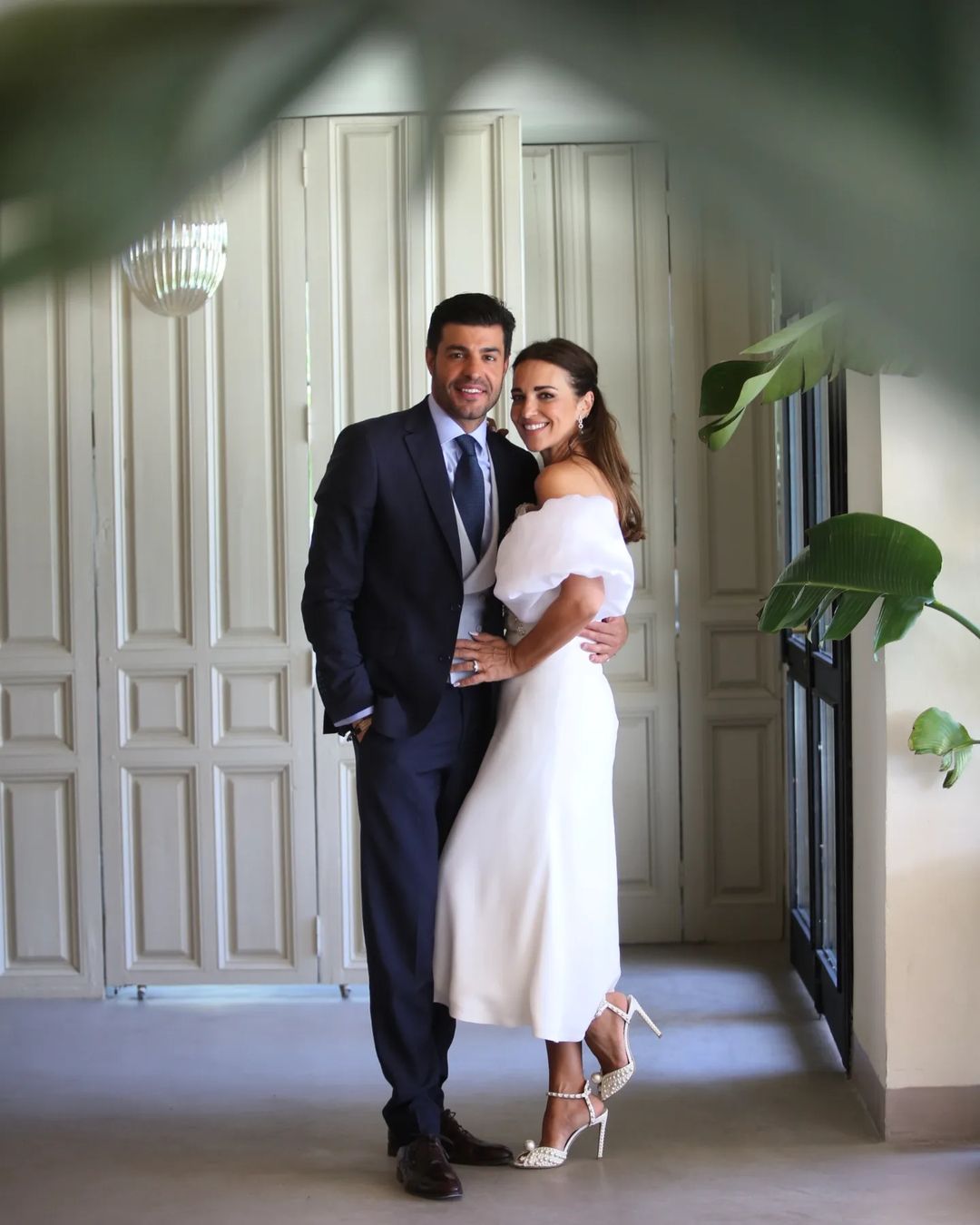 Junto a Miguel Torres ha celebrado el bautizo de su hijo.