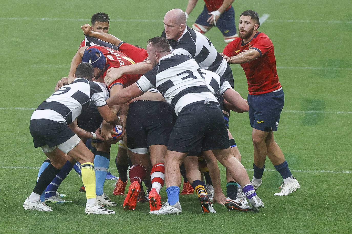 Fotos: Las mejores imágenes del rugby entre Barbarians y España