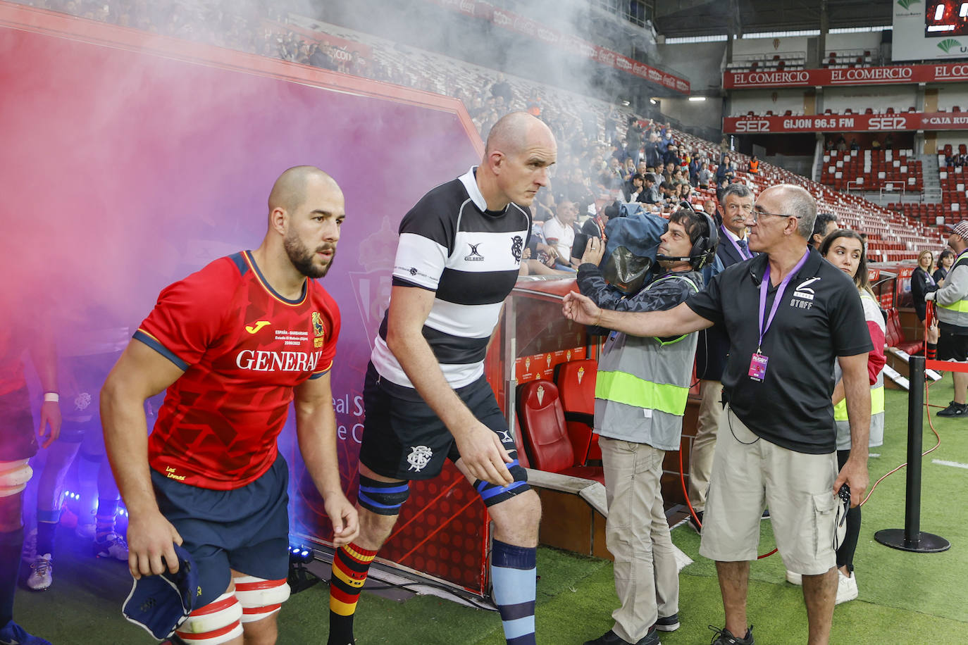 Fotos: Las mejores imágenes del rugby entre Barbarians y España